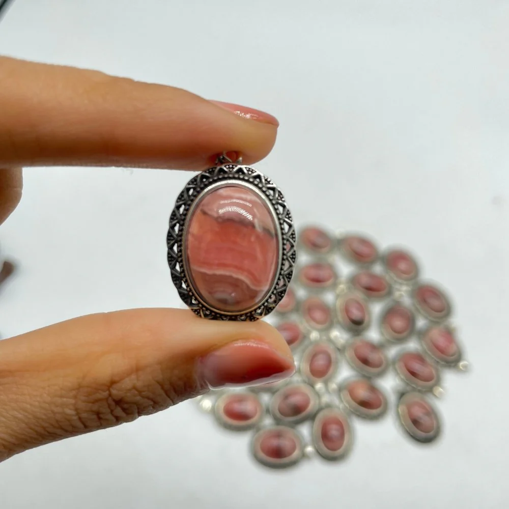 Pink Rhodochrosite Pendant Crystal Wholesale - Image 2