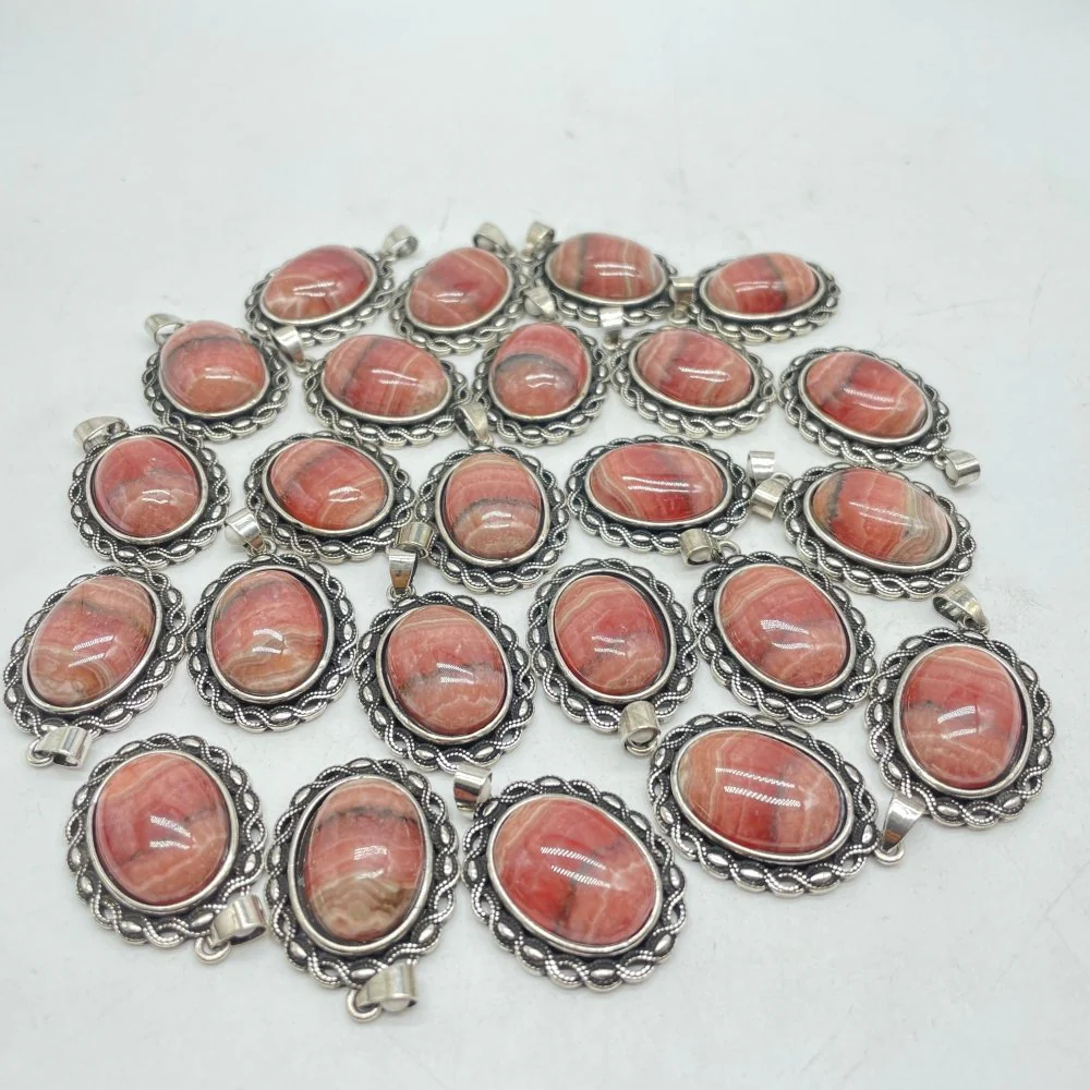 Pink Rhodochrosite Pendant Wholesale - Image 3