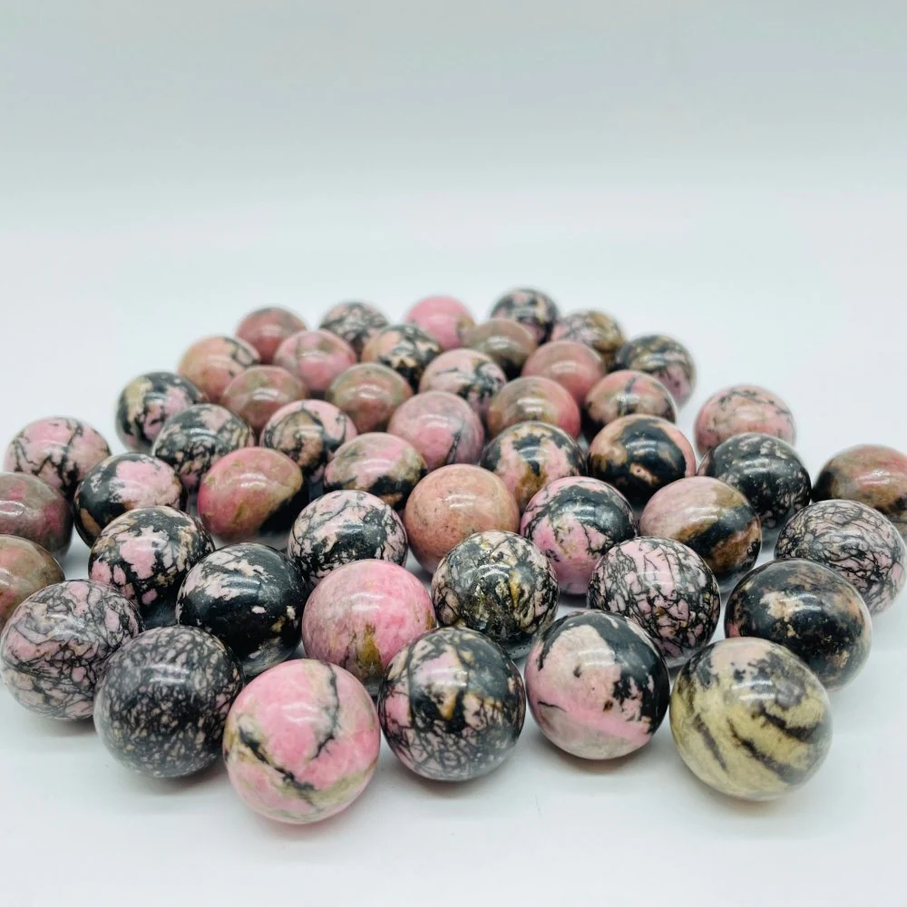 Pink Rhodonite Spheres Ball Wholesale - Image 3