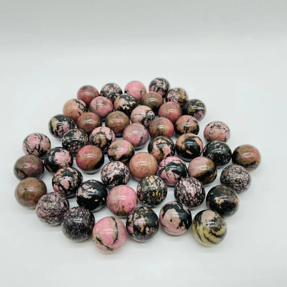 Pink Rhodonite Spheres Ball Wholesale - Image 4