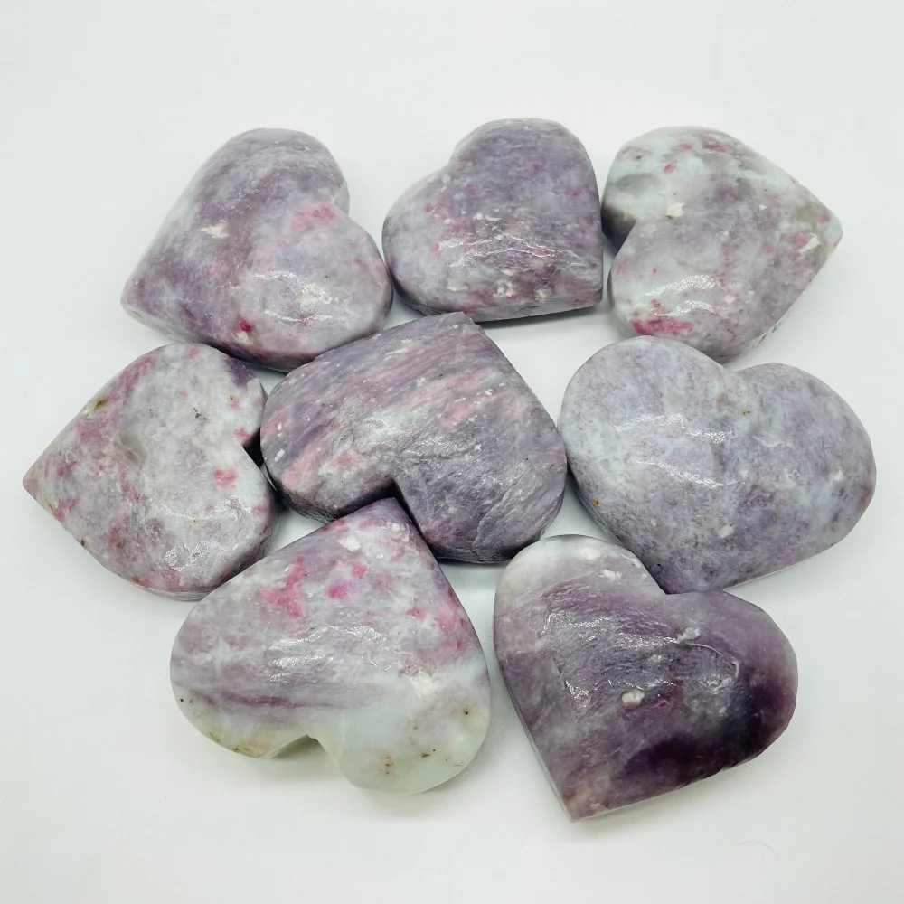 Pink Tourmaline Heart Crystal Wholesale - Image 3
