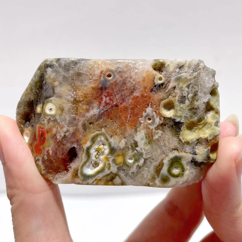 Polished 8th Vein Ocean Jasper Free Form Mixed Size Wholesale - Image 5