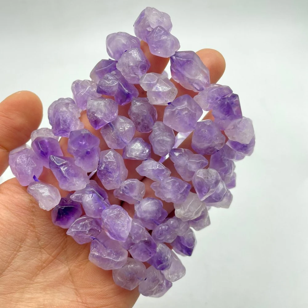 Polished Amethyst Cluster Bracelet Wholesale