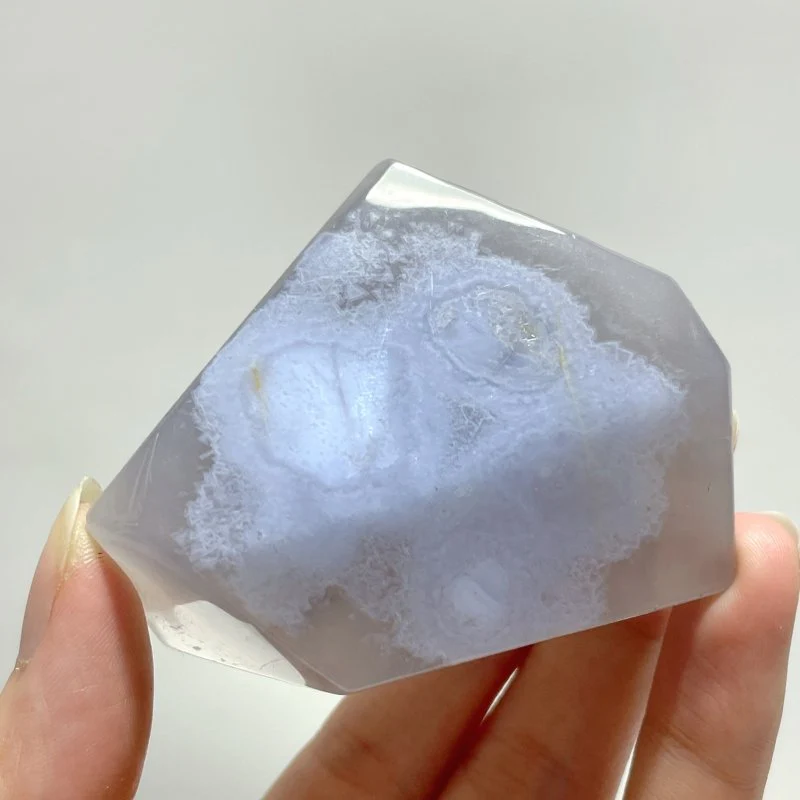 70 Pieces Polished Blue Chalcedony Free Form - Image 4