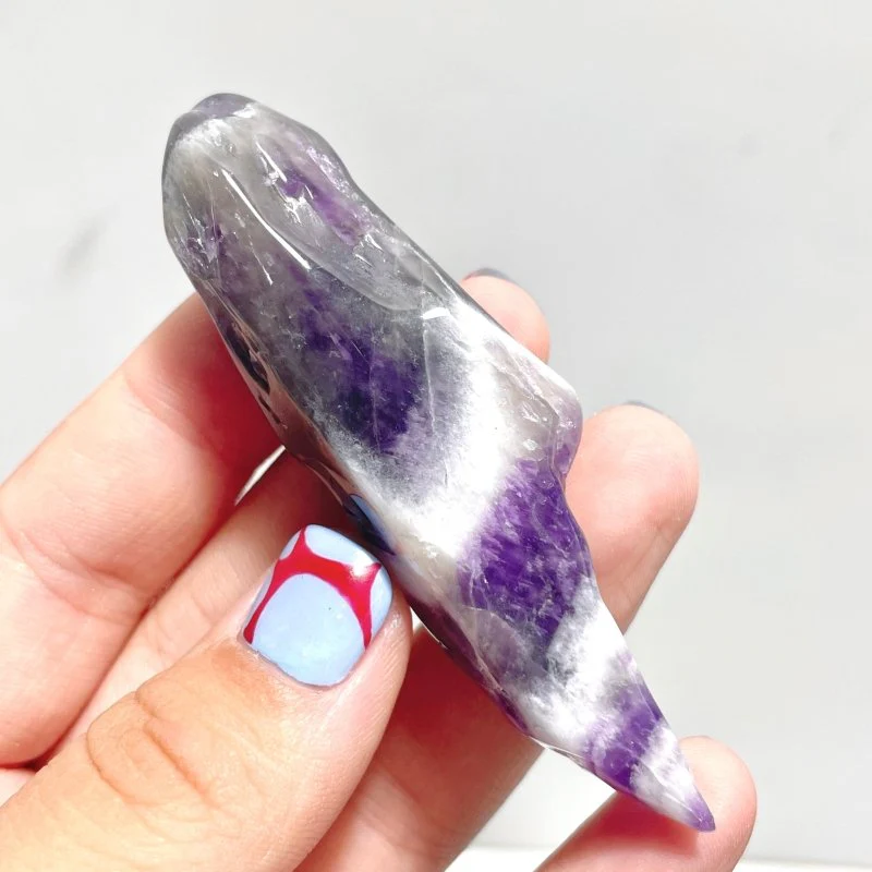 Polished Chevron Amethyst Scepter Magic Wand Wholesale