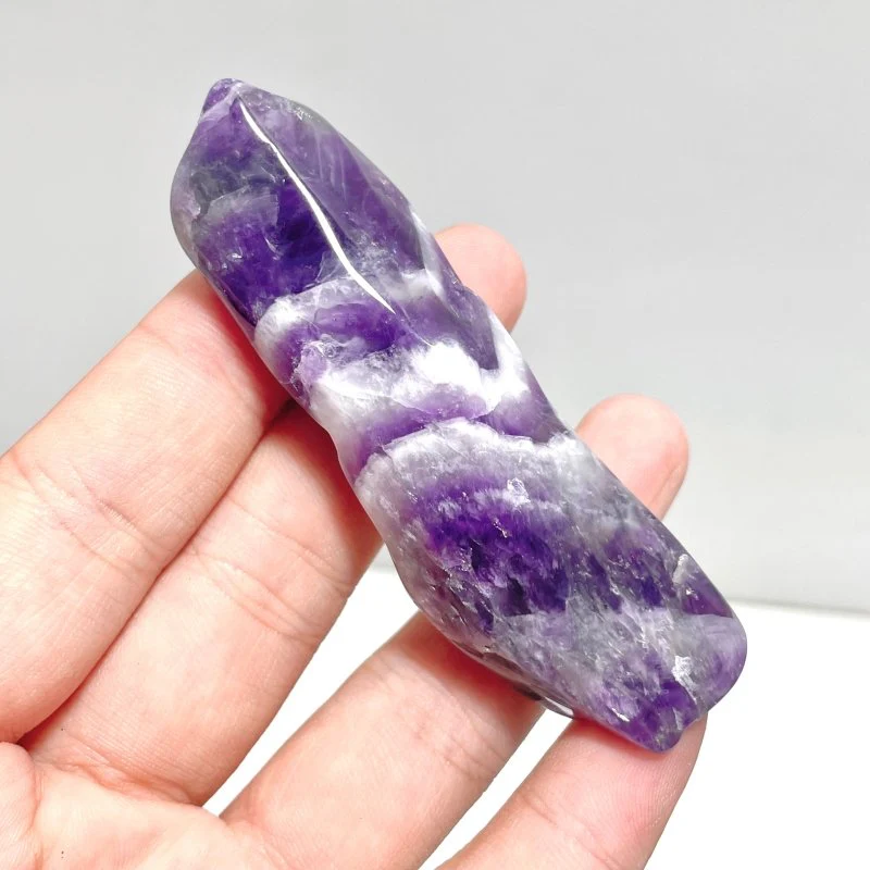 Polished Chevron Amethyst Scepter Magic Wand Wholesale - Image 3