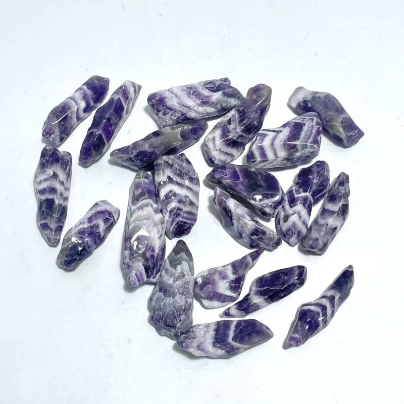 Polished Chevron Amethyst Scepter Magic Wand Wholesale - Image 6
