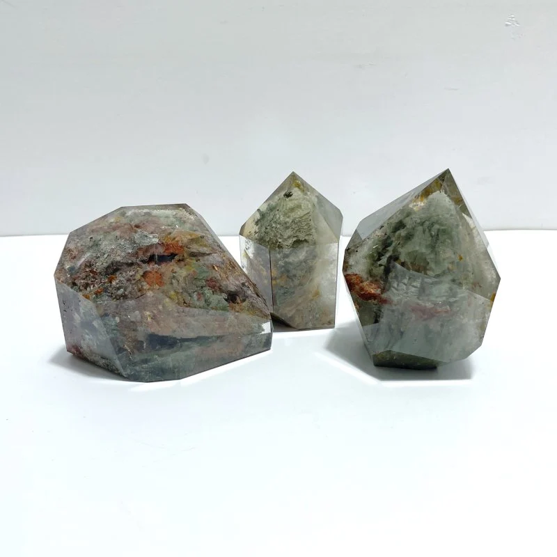 3 Pieces Polished Garden Quartz Tower Points - Image 3
