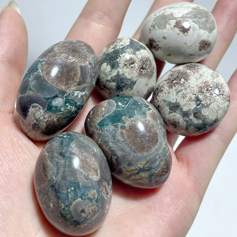 Green Sakura Flower Stone Tumbled Wholesale - Image 7