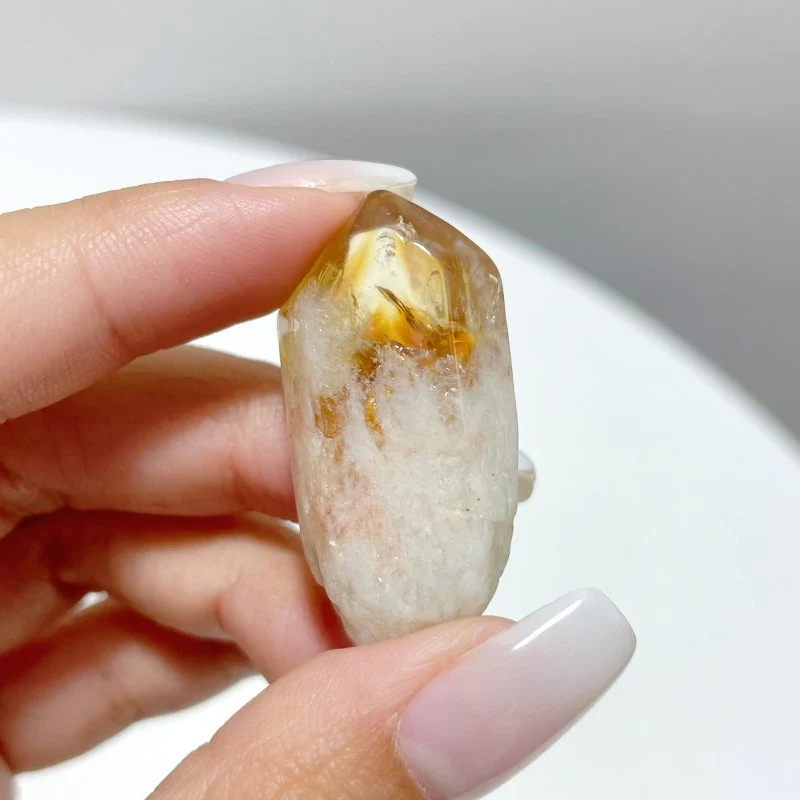 Machine Polished Heat Treatment Citrine Point Wholesale - Image 5