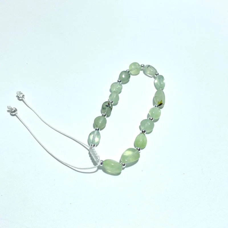 New Design - Prehnite Adjustable Hand-woven Bracelet Wholesale - Image 2