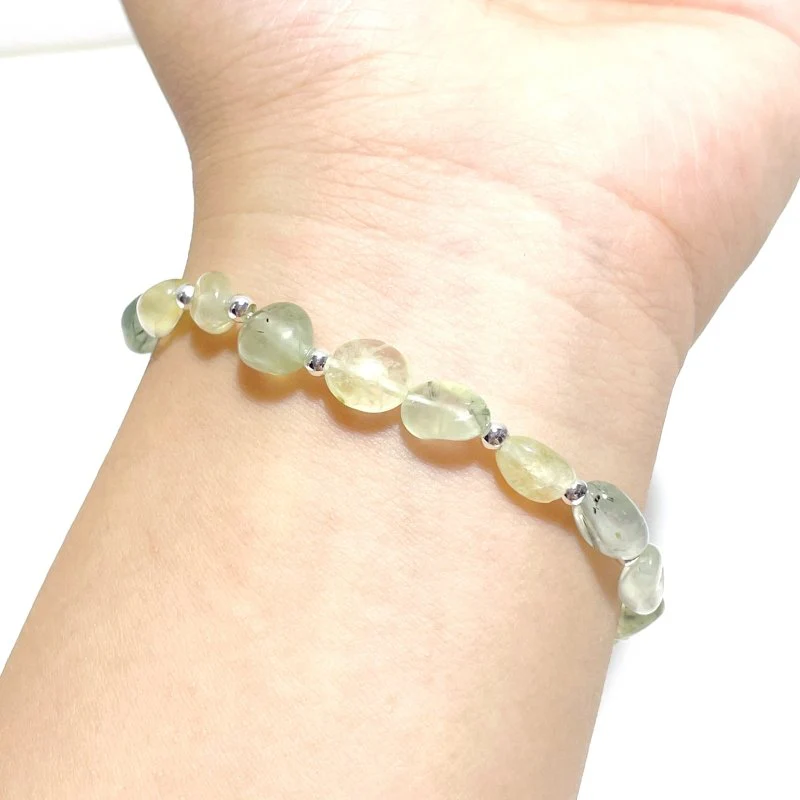 New Design - Prehnite Adjustable Hand-woven Bracelet Wholesale - Image 3