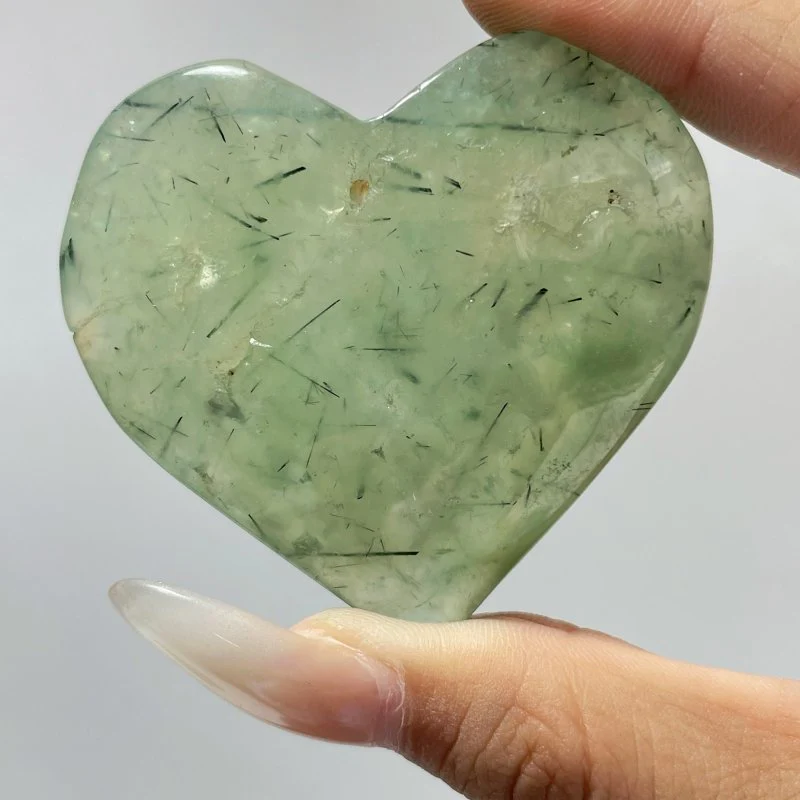 Prehnite Stone Heart Crystal Wholesale - Image 2