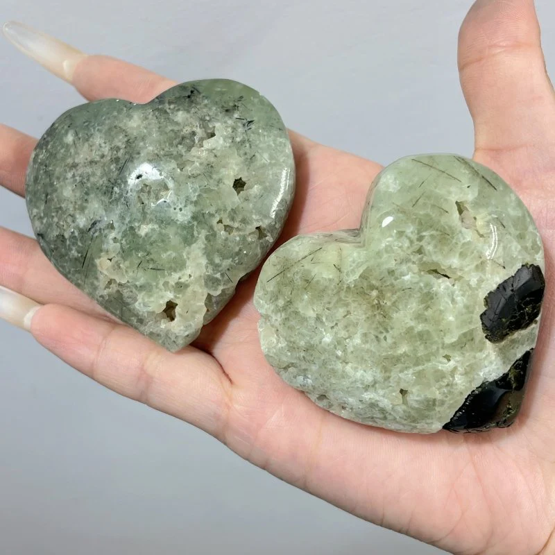 Prehnite Stone Heart Crystal Wholesale - Image 6
