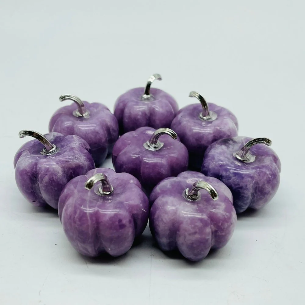 Pumpkin Lepidolite Halloween Carving Wholesale - Image 3