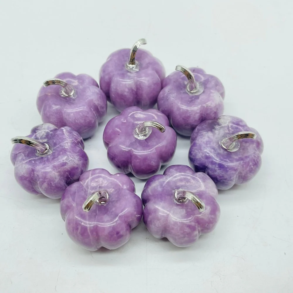 Pumpkin Lepidolite Halloween Carving Wholesale - Image 4