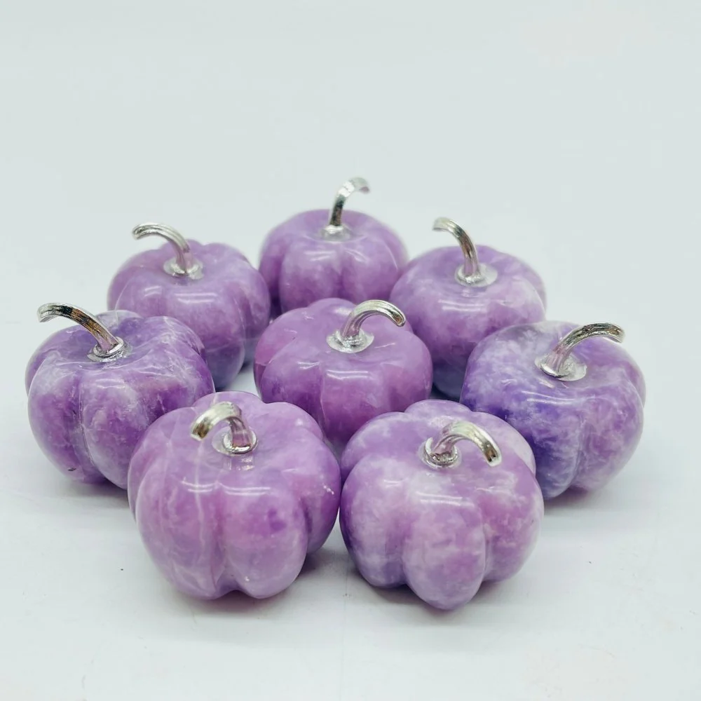 Pumpkin Lepidolite Halloween Carving Wholesale - Image 5