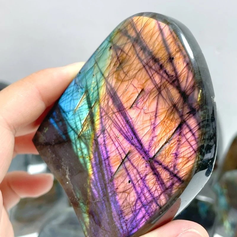 22 Pieces Beautiful High Quality Polished Labradorite Free Form - Image 2