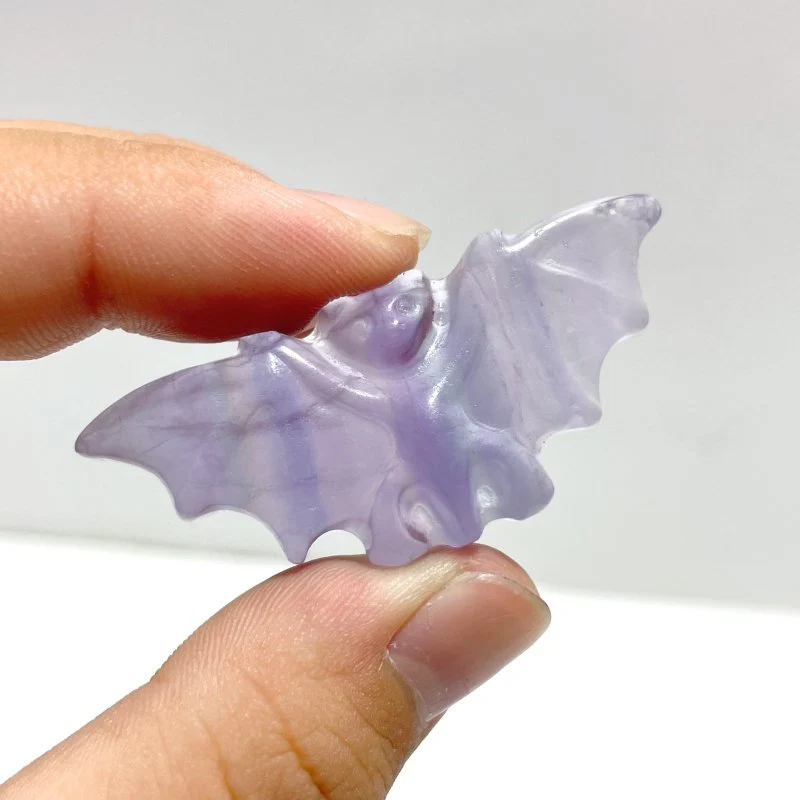 Purple Fluorite Bat Carving Wholesale - Image 4