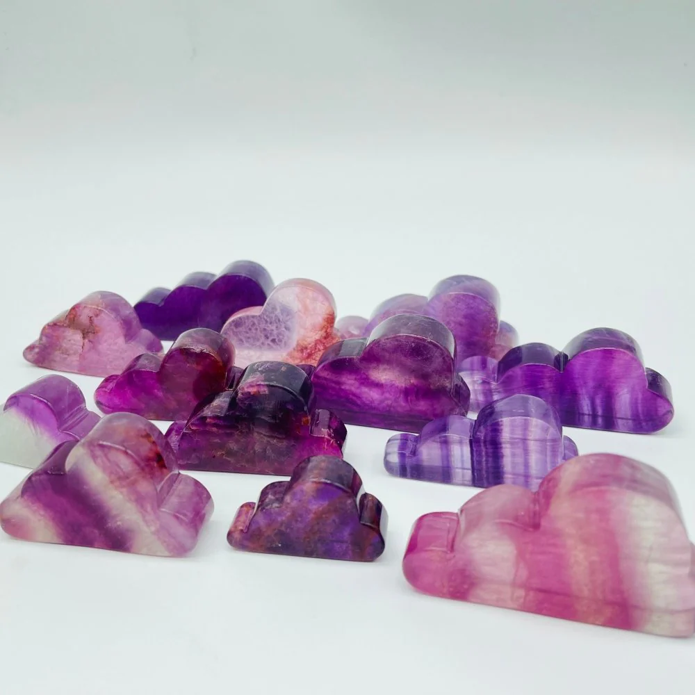 Purple Fluorite Cloud Carving Wholesale - Image 3