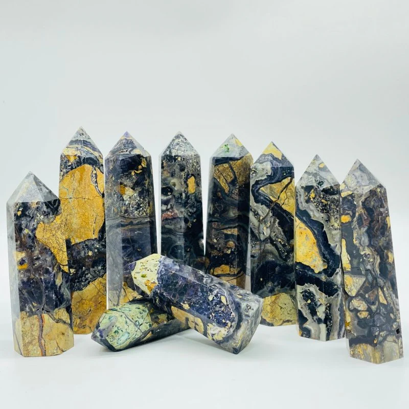 Purple Fluorite Mixed Marble Tower Wholesale - Image 3