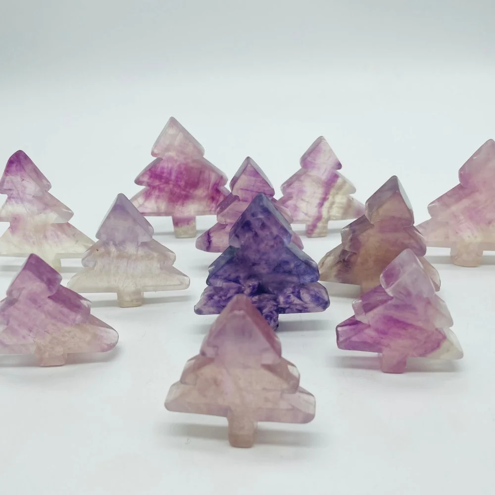 Purple Fluorite Pine Tree Christmas Tree Wholesale - Image 2