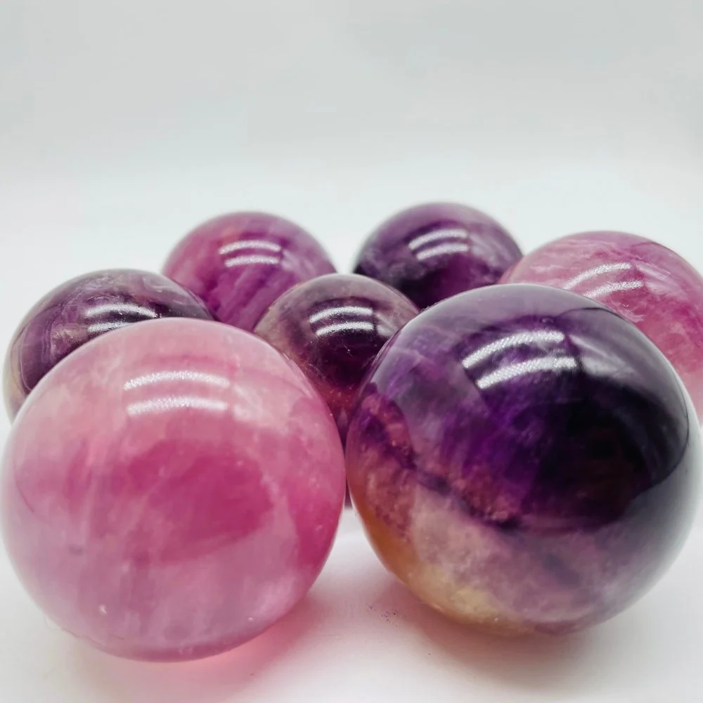 Purple Fluorite Sphere Ball Wholesale - Image 2