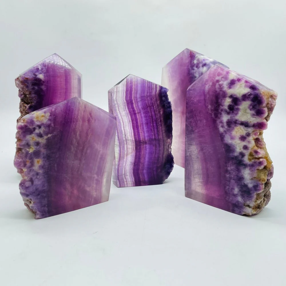 Purple Fluorite Tower Points Wholesale - Image 2