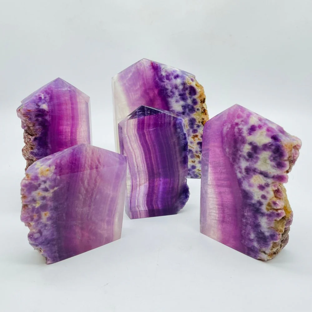 Purple Fluorite Tower Points Wholesale - Image 3