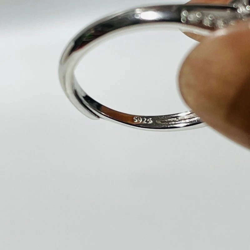 High Quality Purple Garnet S925 Sterling Silver Ring Wholesale - Image 5