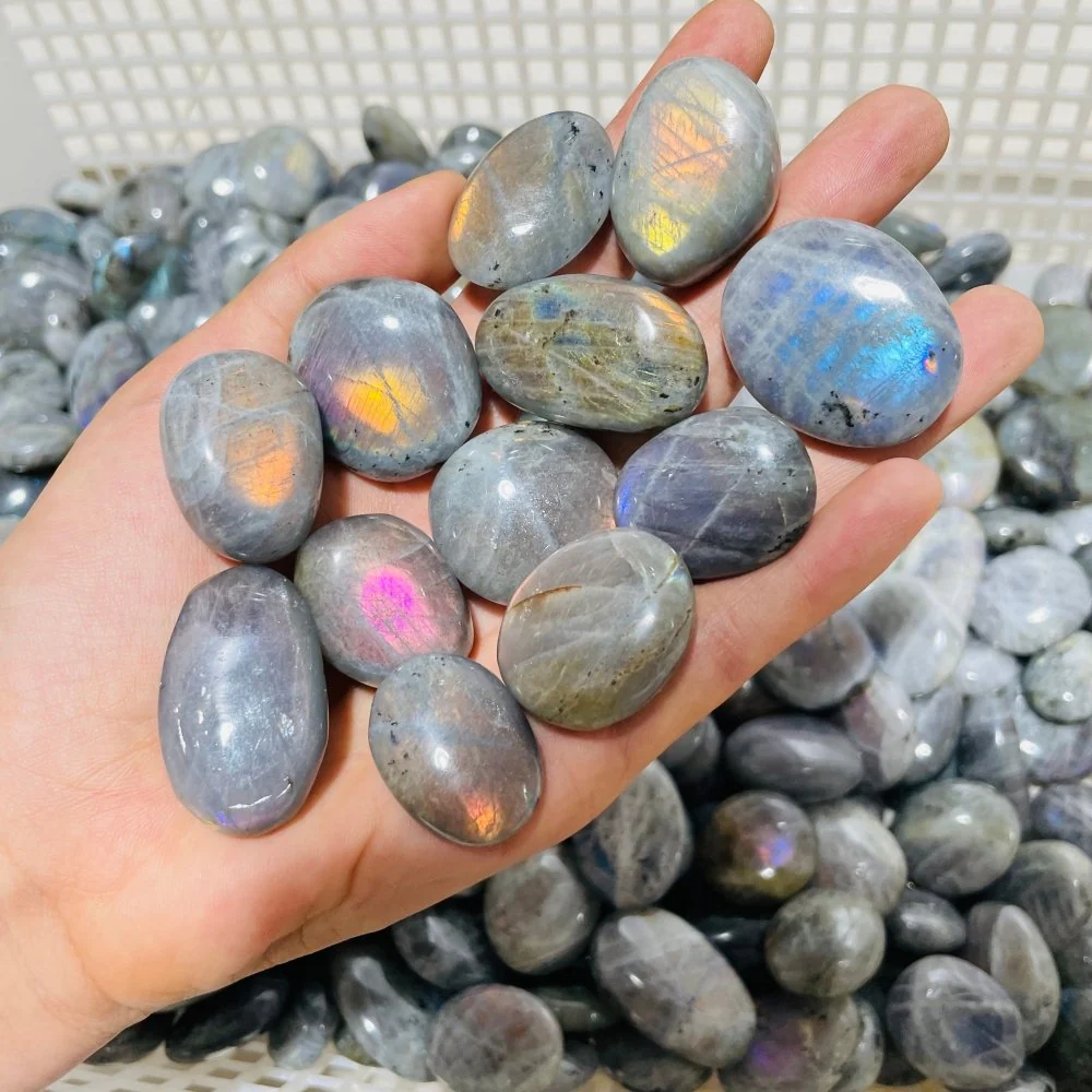7.77kg(17lbs) Small Purple Blue Labradorite Palm - Image 5