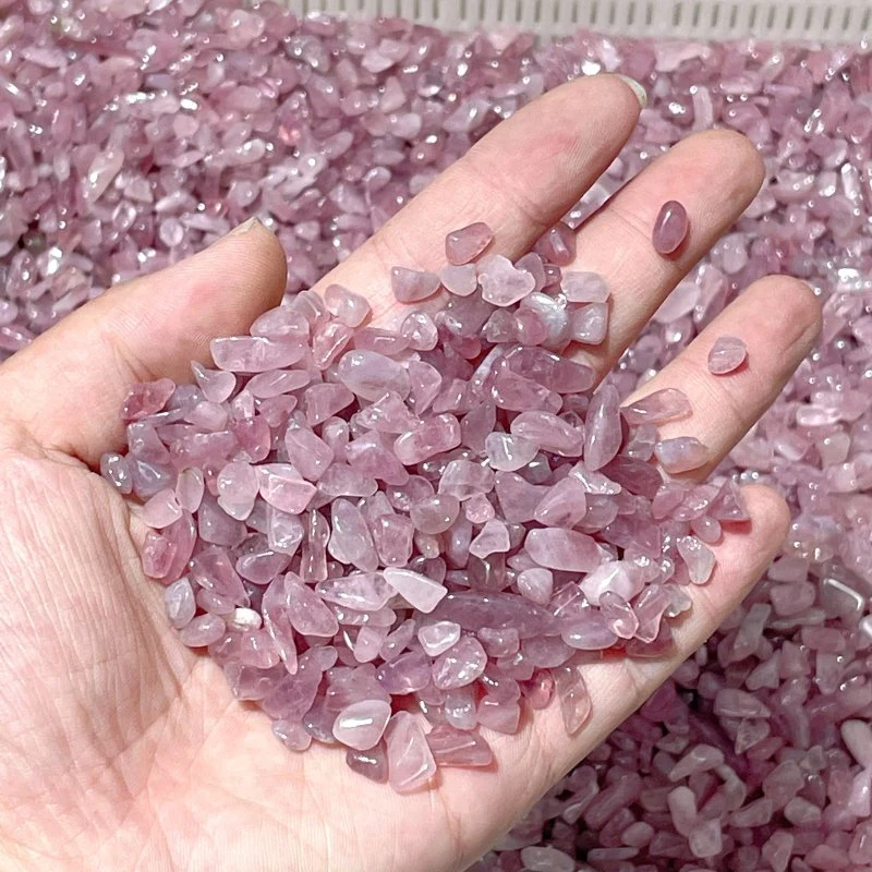 Purple Rose Quartz Gravel Chips Wholesale