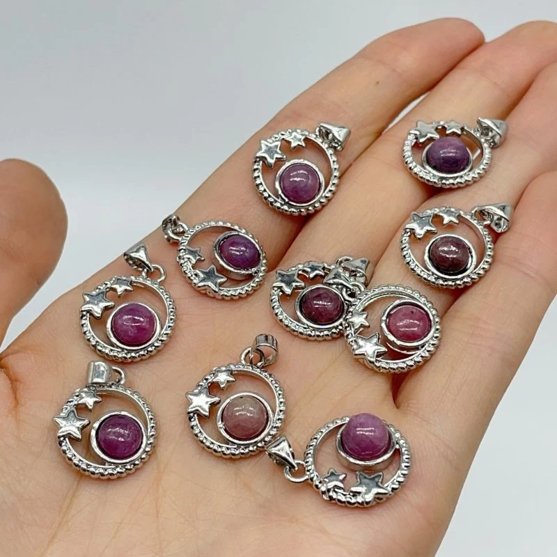 Purple Rose Quartz Pendant Crystal Wholesale - Image 4