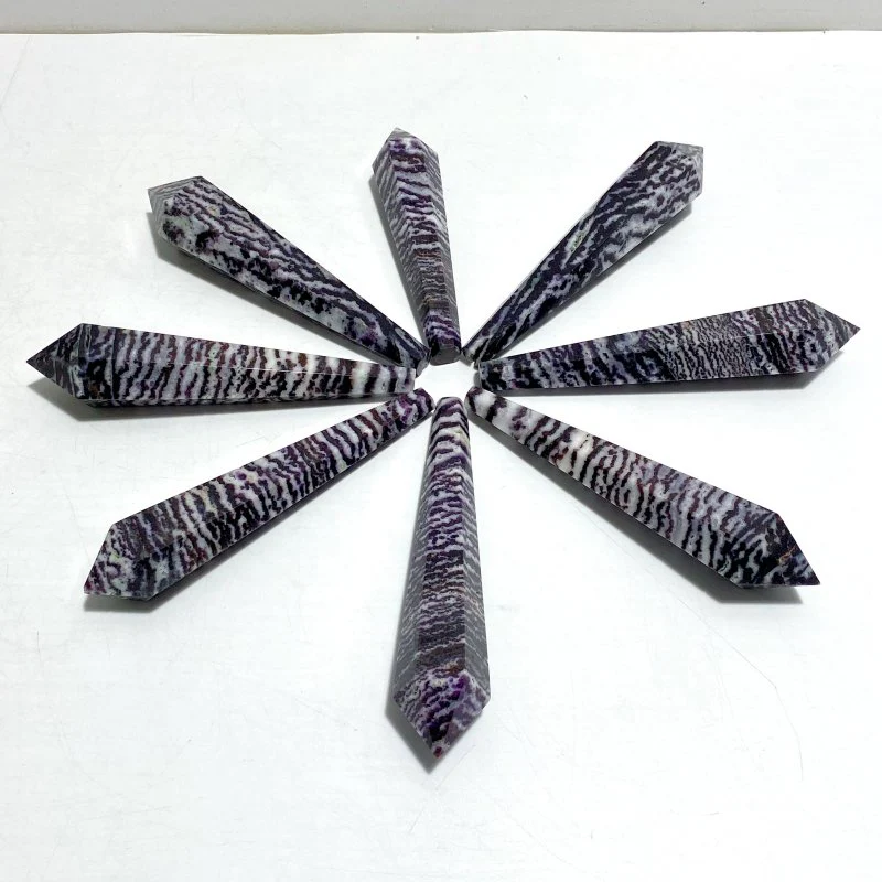 Purple Zebra Stone Magic Scepter Wand Wholesale