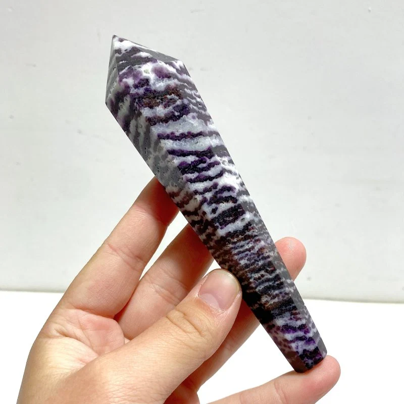 Purple Zebra Stone Magic Scepter Wand Wholesale - Image 2