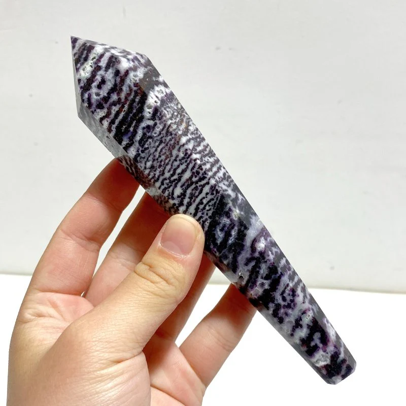 Purple Zebra Stone Magic Scepter Wand Wholesale - Image 3