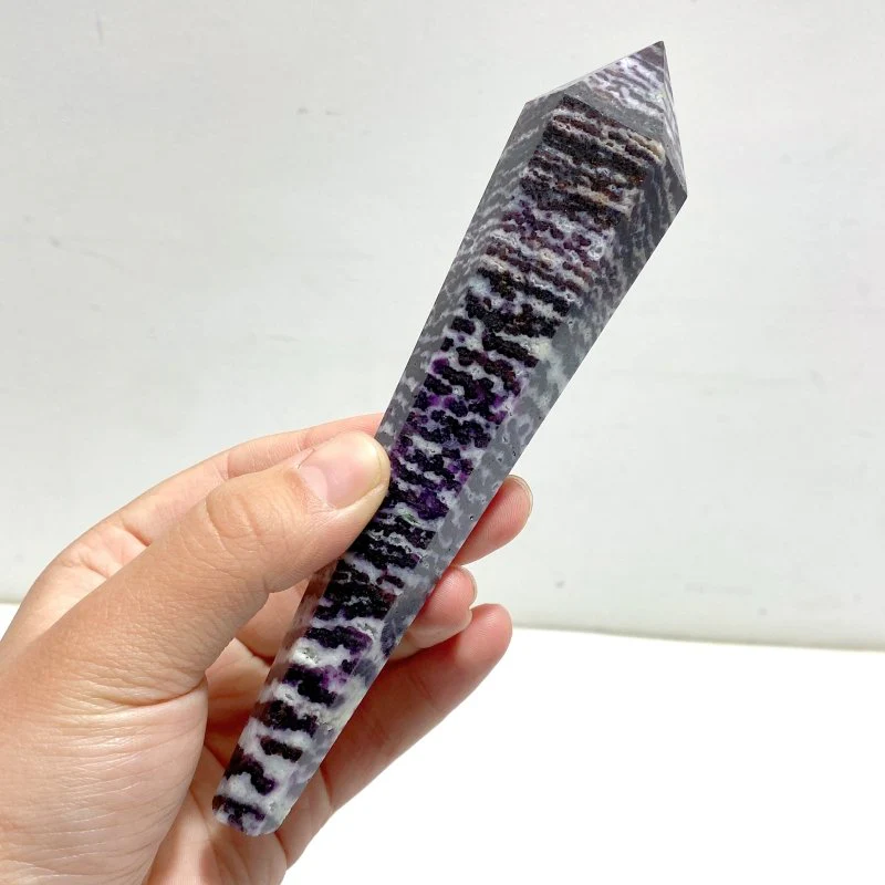 Purple Zebra Stone Magic Scepter Wand Wholesale - Image 4