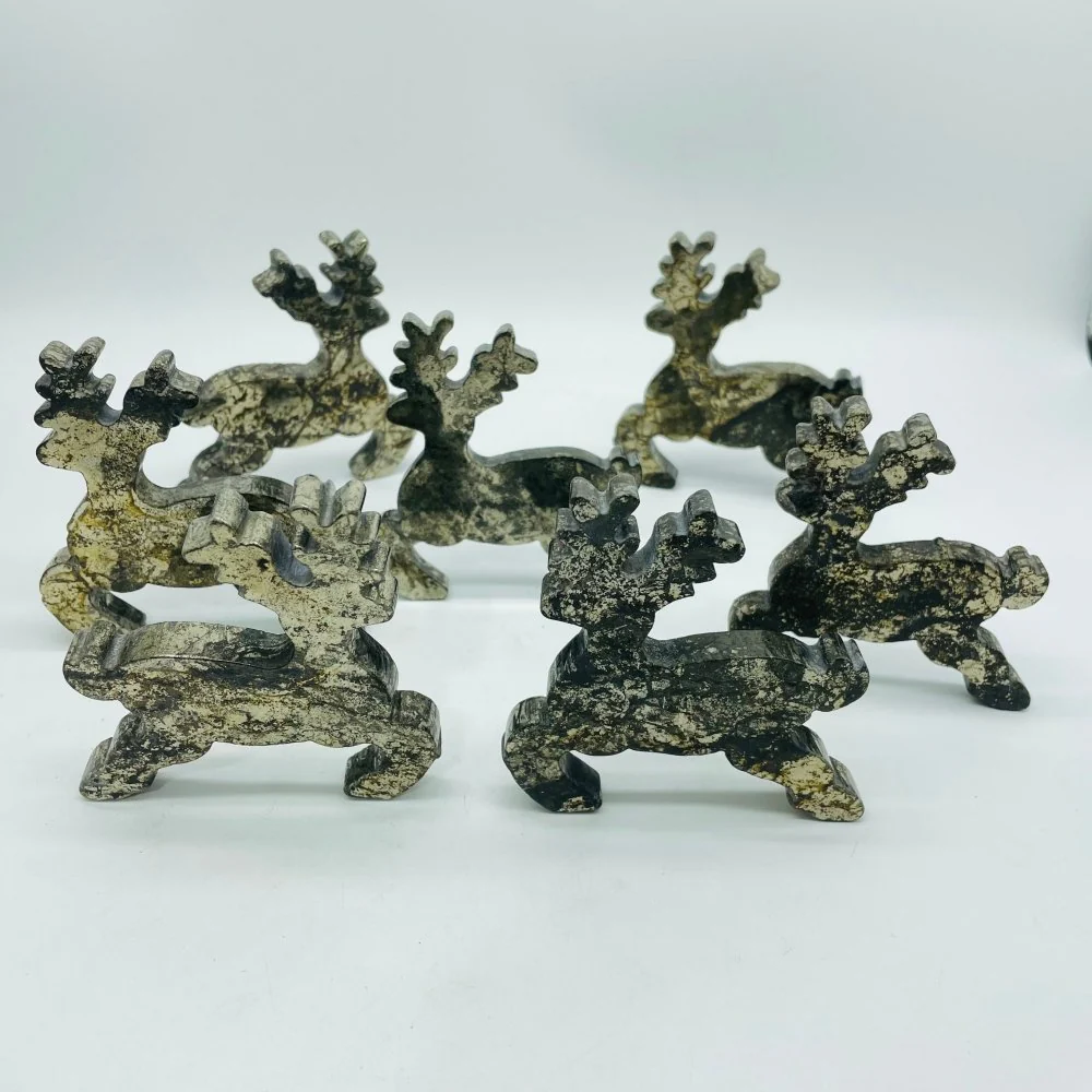 Pyrite Moose Carving Wholesale - Image 4