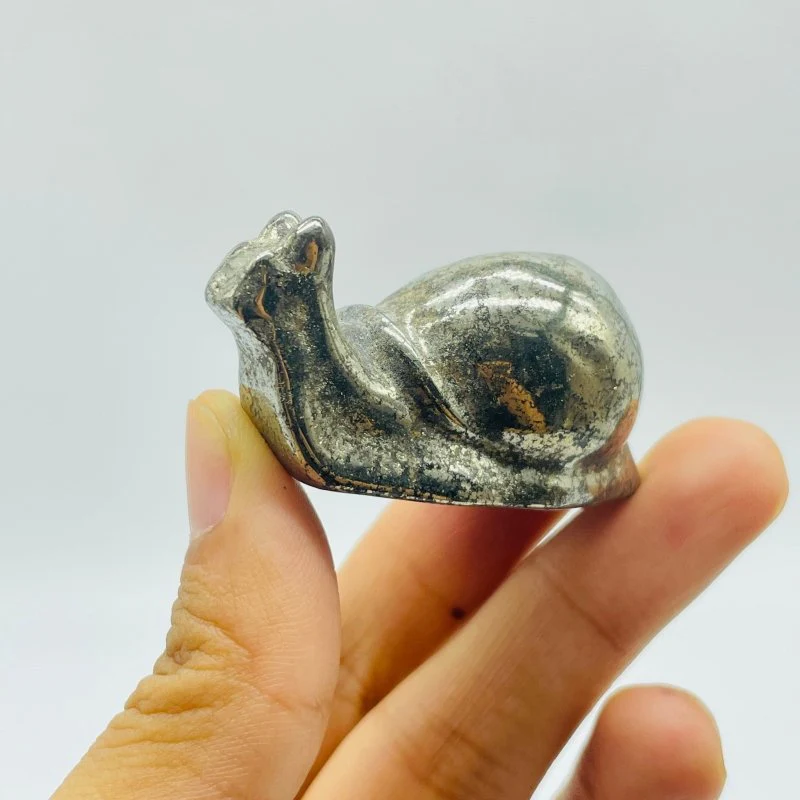 Pyrite Snails Carving Wholesale - Image 2
