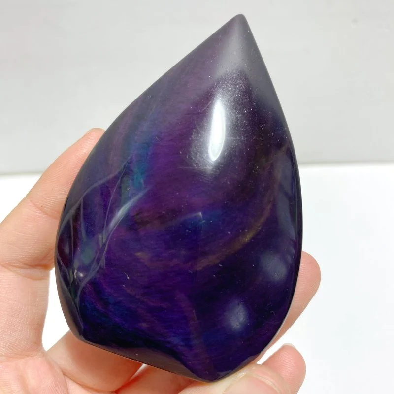 Rainbow Cat Eye Obsidian Arrow Head Shape Wholesale - Image 3