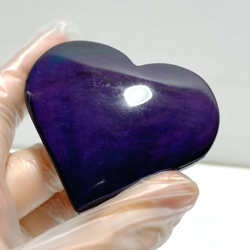 Rainbow Cat Eye Obsidian Heart Wholesale - Image 6