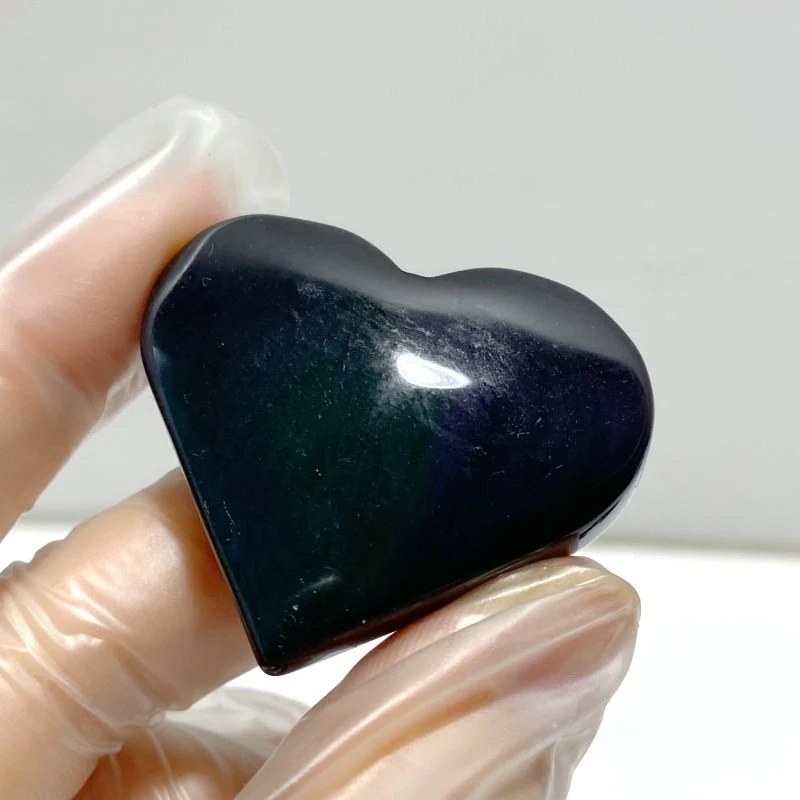 Rainbow Cat Eye Obsidian Heart Wholesale - Image 7