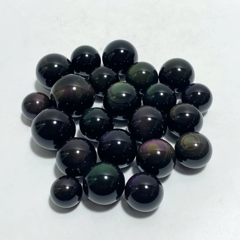 Rainbow Cat Eye Obsidian Sphere Ball Wholesale
