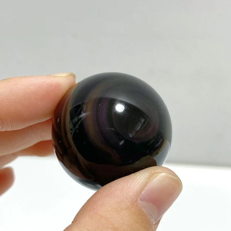 Rainbow Cat Eye Obsidian Sphere Ball Wholesale - Image 4