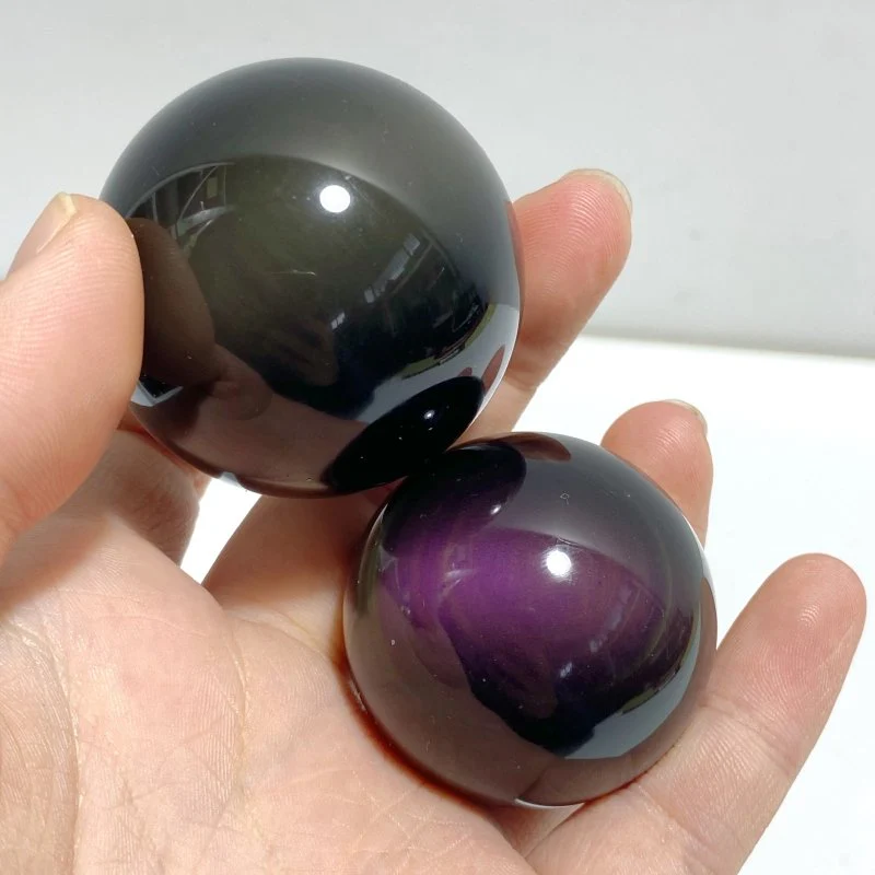 Rainbow Cat Eye Obsidian Sphere Ball Wholesale - Image 5