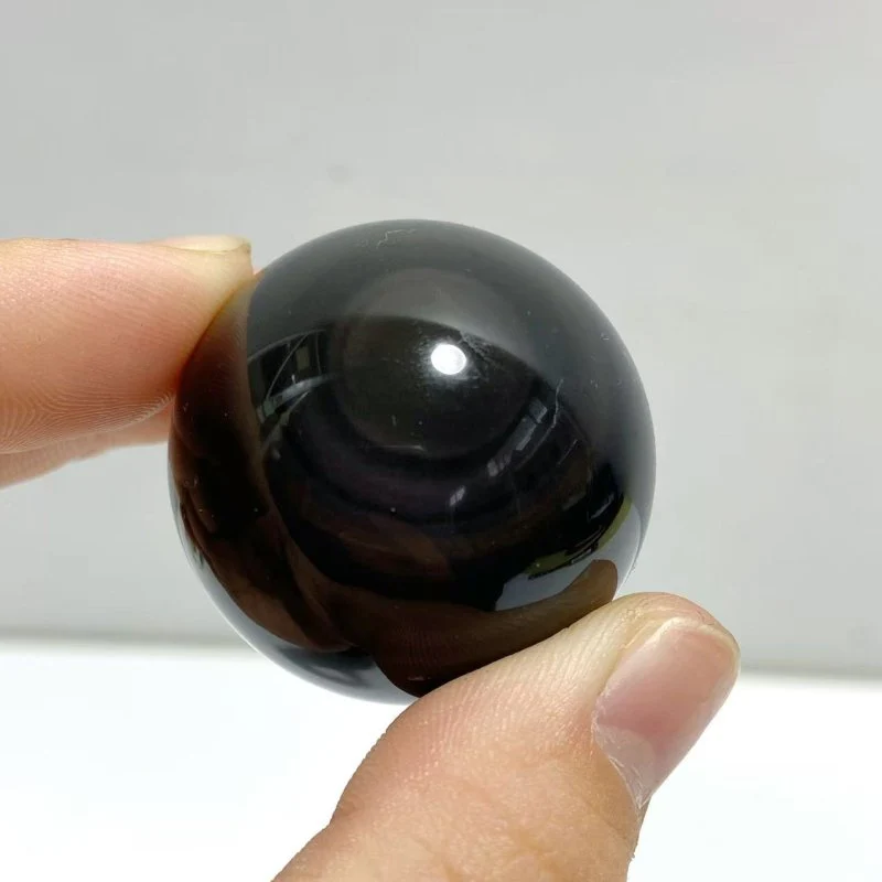 Rainbow Cat Eye Obsidian Sphere Ball Wholesale - Image 7