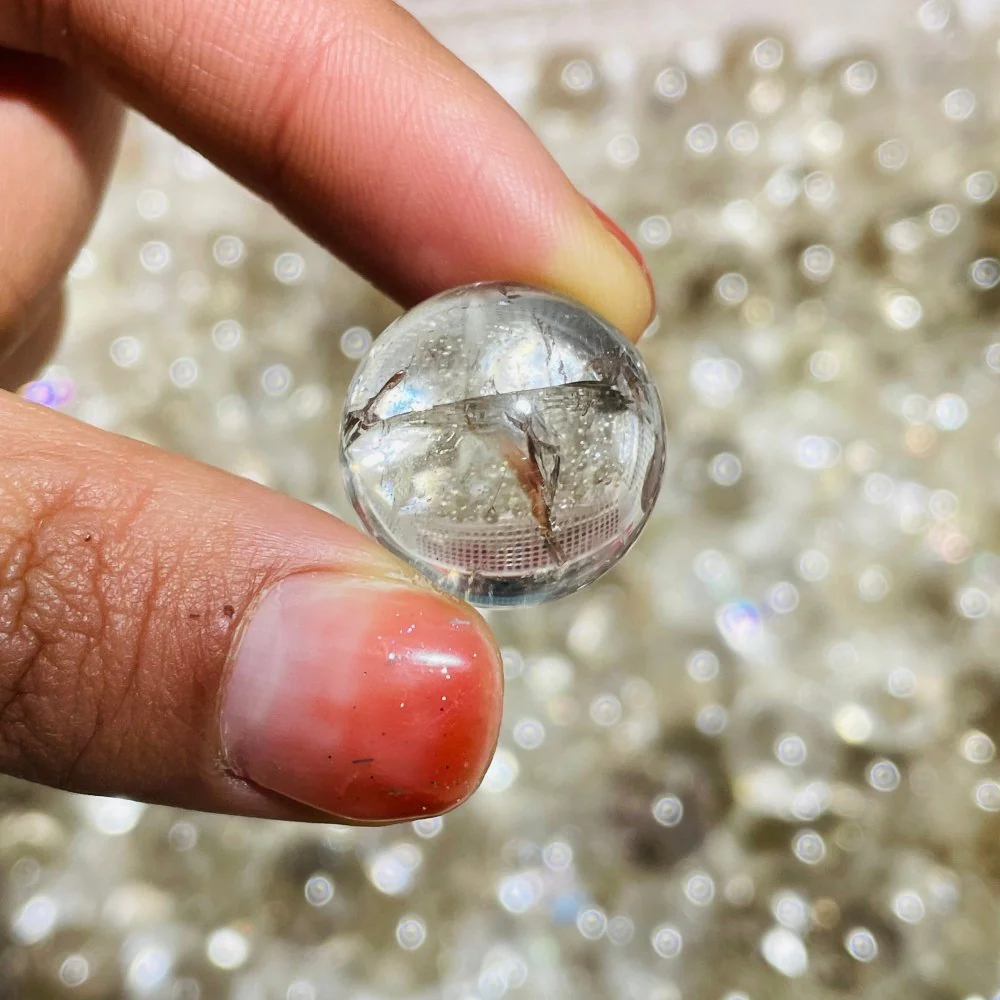 Rainbow Clear Quartz Spheres Ball Wholesale - Image 5