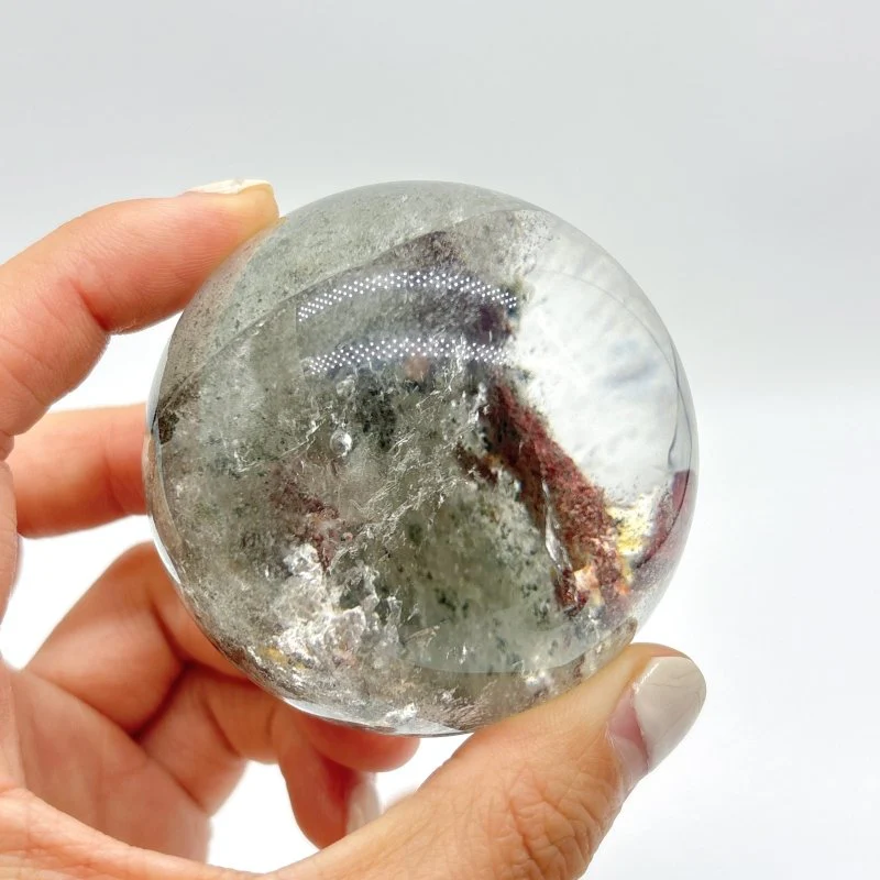 Enhydro Garden Quartz Sphere With Moving Bubble - Image 2