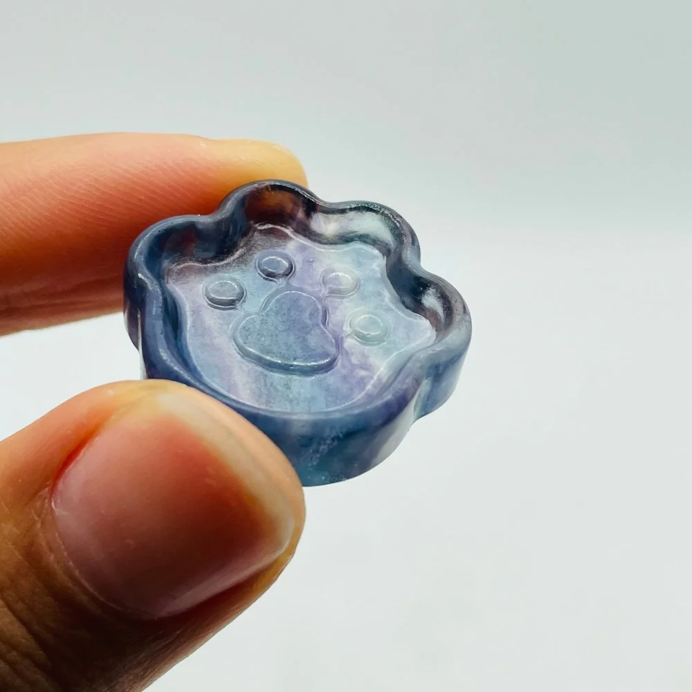 Rainbow Fluorite Cat Paw Small Bowl Wholesale - Image 5
