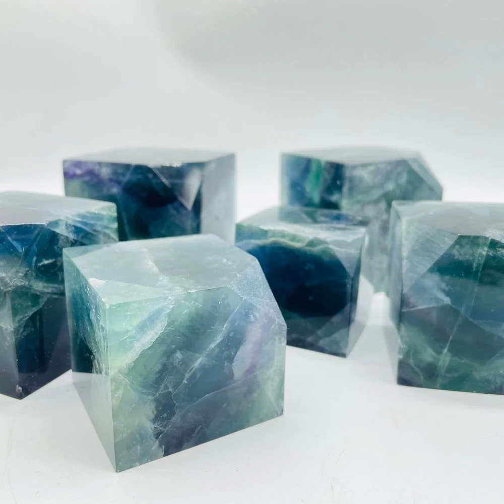 Rainbow Fluorite Cube Wholesale - Image 2